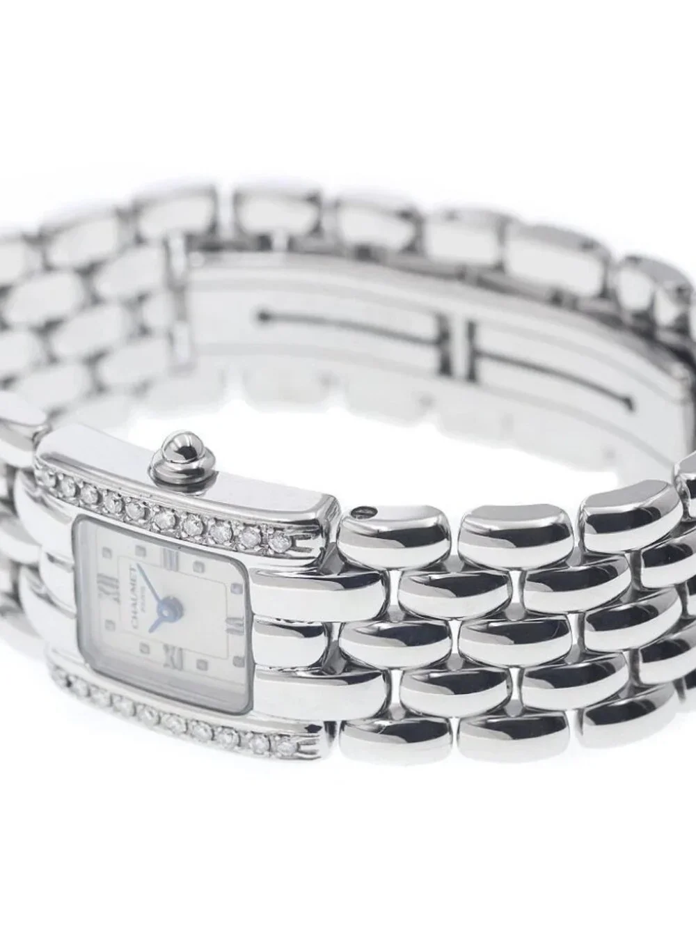 Chaumet Kesis side diamond bezel beige Dial Quartz Ladies Watch_965870